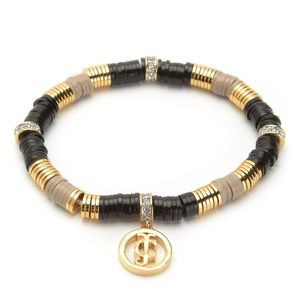 Juicy Couture Stretchy Disc Beaded Bracelet NWT